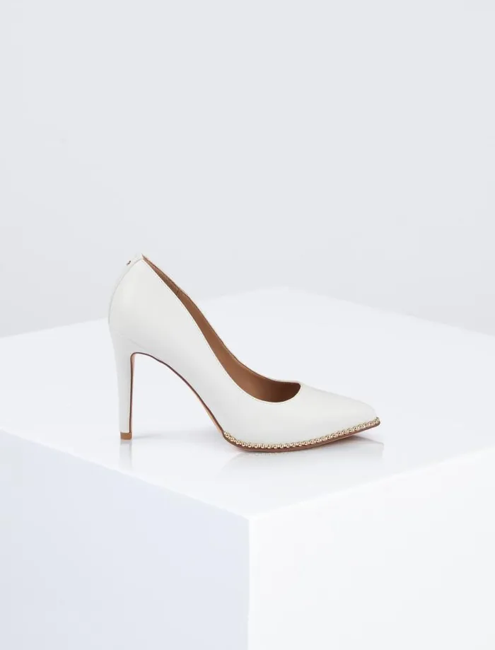 Women BCBG Shoes Hawti Pump Heel White