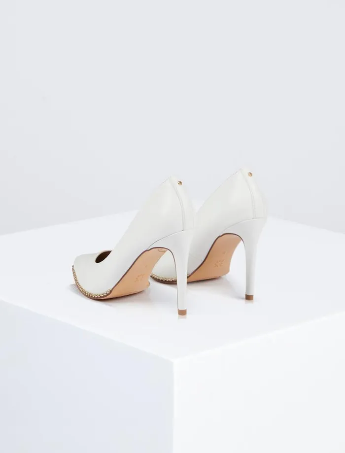 Women BCBG Shoes Hawti Pump Heel White