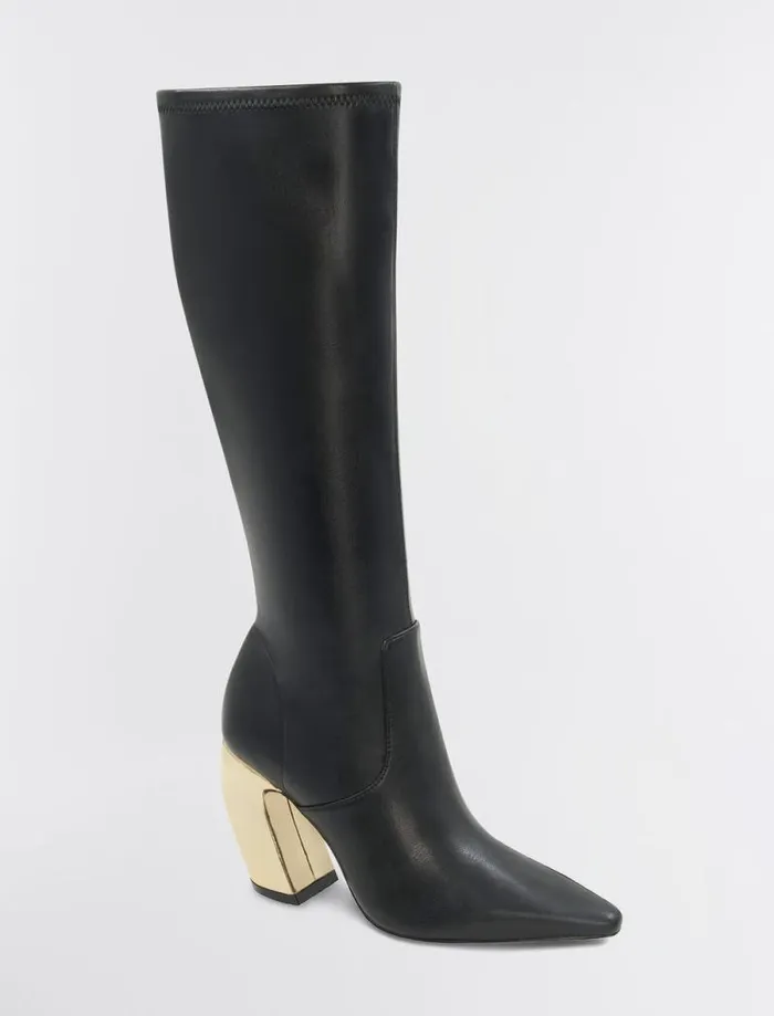 Women BCBG Shoes Laylo Stretch Boot Black