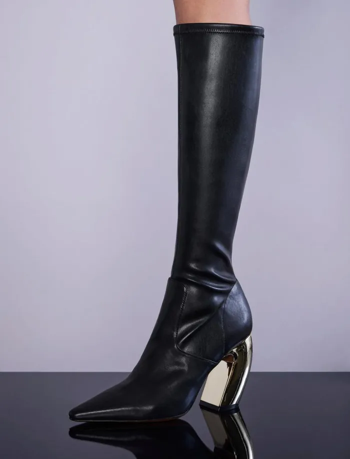 Women BCBG Shoes Laylo Stretch Boot Black