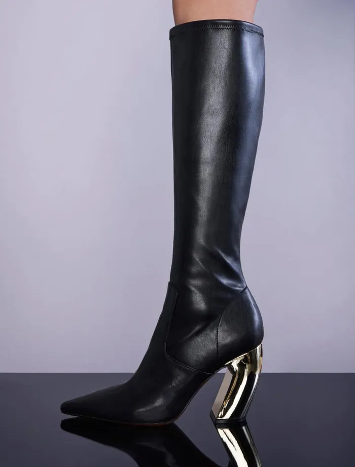 Women BCBG Shoes Laylo Stretch Boot Black