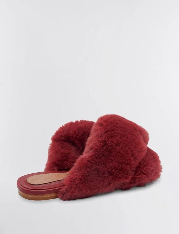 Women BCBG Shoes Thea Slipper Burgundy Women BCBG Shoes Thea Slipper Burgundy