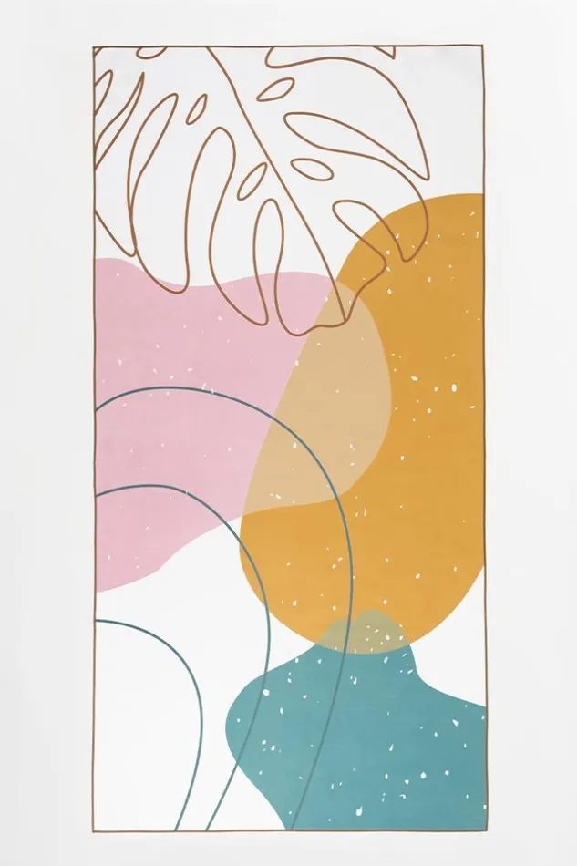 Women Beach Blankets Cupshe Gelato Tropical Print Beach Blanket Multicolor