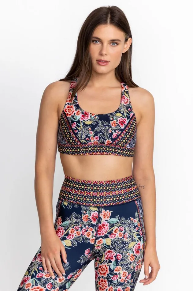 Women Bee Active Reversible Sports Bra Misty Fall Johnny Was Active Women Bee Active Reversible Sports Bra Misty Fall Johnny Was Active