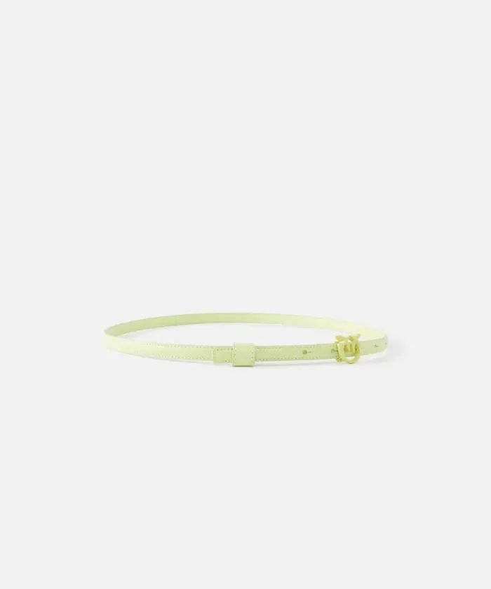 Women Belts Pinko Superthin Colourblock Love Birds Belt 1cm Pistachio Colour Block Women Belts Pinko Superthin Colourblock Love Birds Belt 1cm Pistachio Colour Block