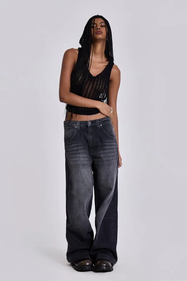 Women Black Colossus Jeans Jaded London Jeans