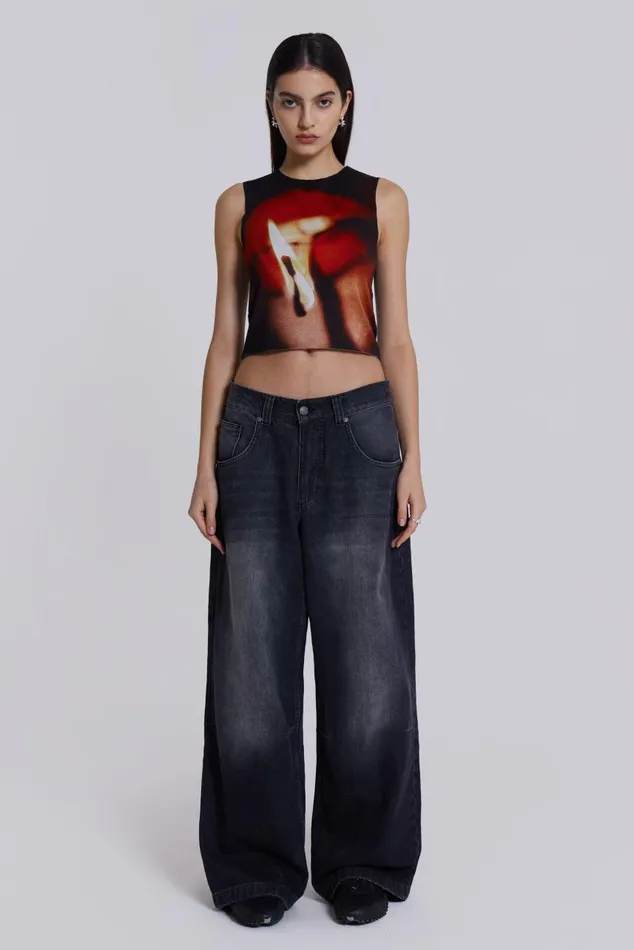 Women Black Colossus Jeans Jaded London Jeans