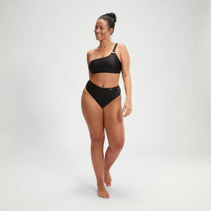 Women BodyShaping Speedo Women039s Shaping Asymmetric Bikini Top Black
