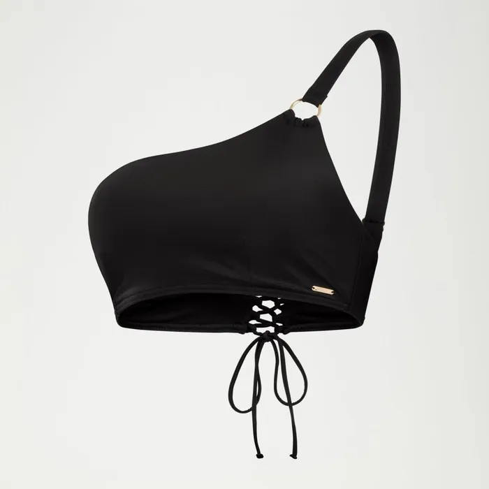 Women BodyShaping Speedo Women039s Shaping Asymmetric Bikini Top Black