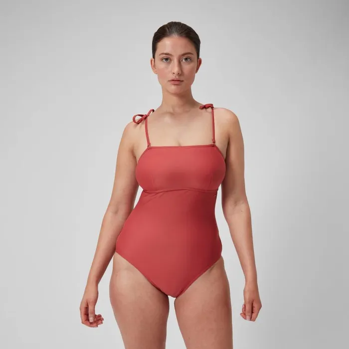 Women BodyShaping Speedo Women039s Shaping Bandeau Swimsuit Red