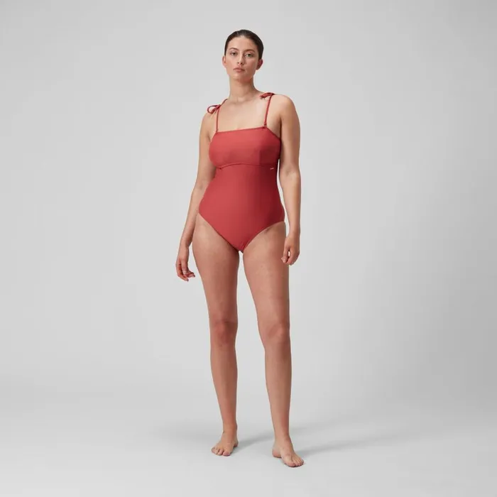Women BodyShaping Speedo Women039s Shaping Bandeau Swimsuit Red