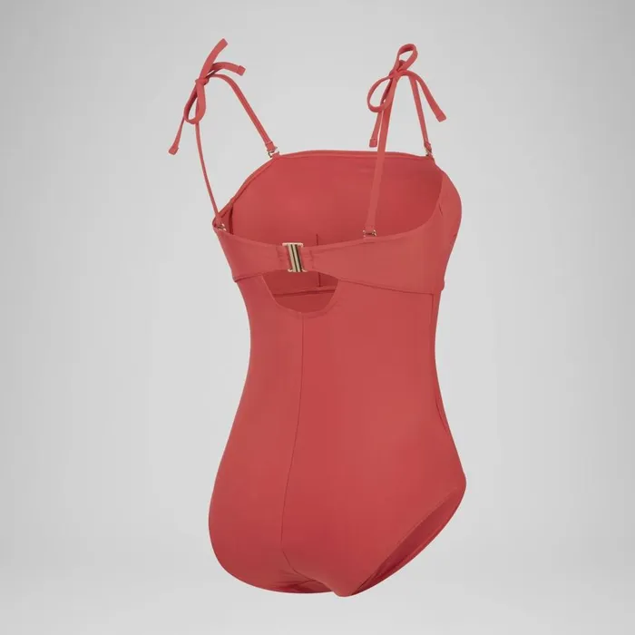 Women BodyShaping Speedo Women039s Shaping Bandeau Swimsuit Red