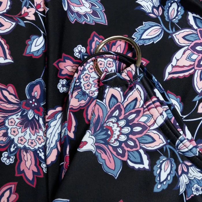 Women BodyShaping Speedo Women039s Shaping Printed Strappy Swimsuit BlackPurple Women BodyShaping Speedo Women039s Shaping Printed Strappy Swimsuit BlackPurple