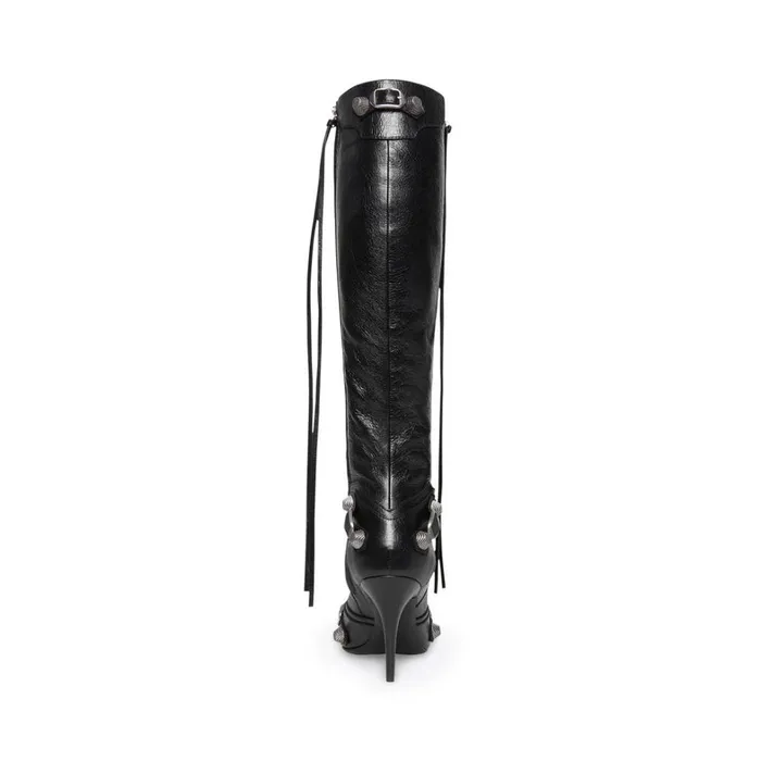 Women Boots and Ankle Boots Balenciaga Cagole 90mm Boot In Black