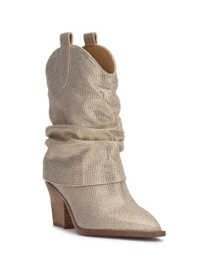 Women Boots and Booties Jessica Simpson Gemorra Bootie In Champagne
