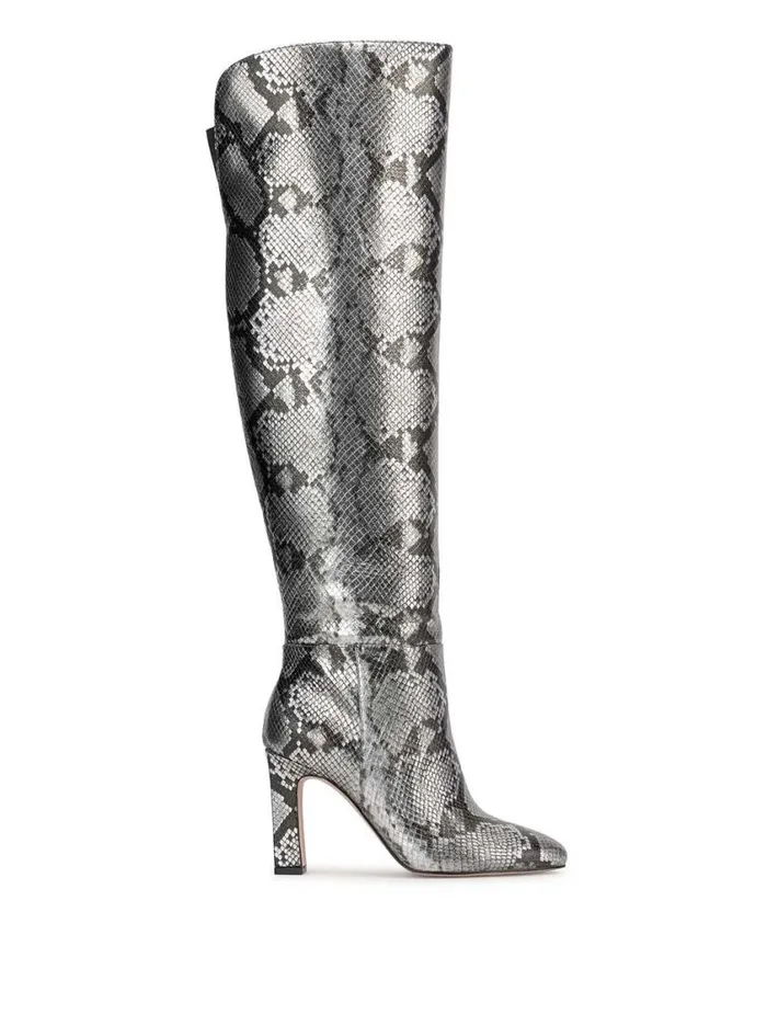 Women Boots and Booties Jessica Simpson Mistia Over The Knee Boot In Chrome