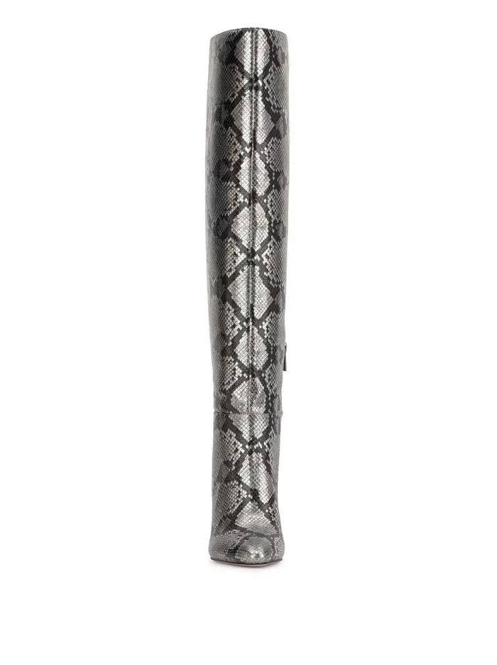 Women Boots and Booties Jessica Simpson Mistia Over The Knee Boot In Chrome