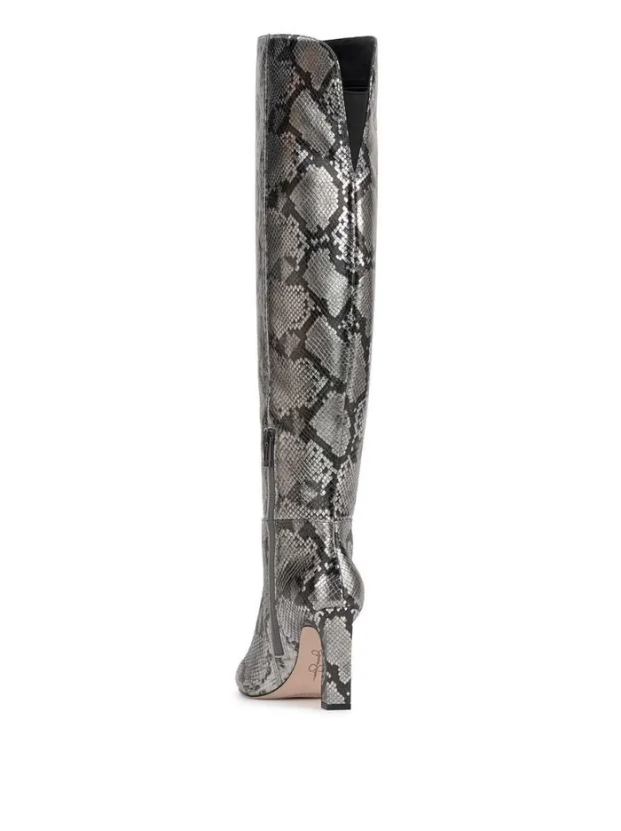 Women Boots and Booties Jessica Simpson Mistia Over The Knee Boot In Chrome