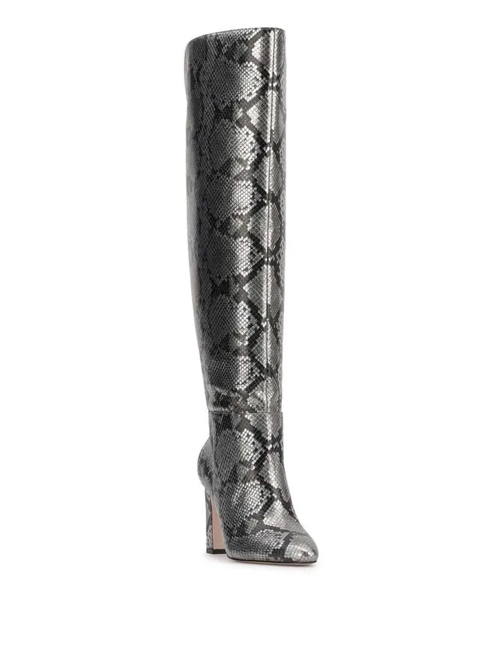 Women Boots and Booties Jessica Simpson Mistia Over The Knee Boot In Chrome