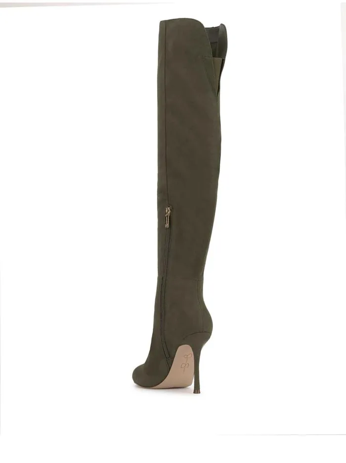 Women Boots and Booties Jessica Simpson Nicolosi Over The Knee Boot In Cargo Green
