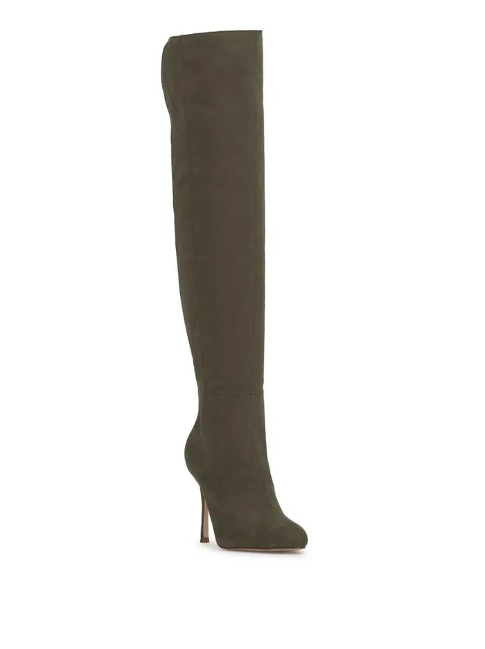 Women Boots and Booties Jessica Simpson Nicolosi Over The Knee Boot In Cargo Green
