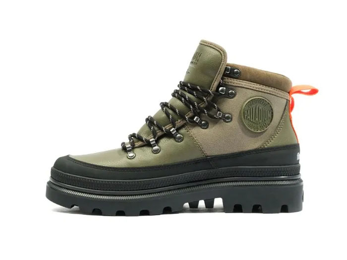 Women Boots PALLADIUM PALLATROOPER HIKER WP X FINISTERRE Olive Night Women Boots PALLADIUM PALLATROOPER HIKER WP X FINISTERRE Olive Night