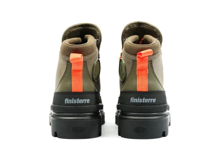 Women Boots PALLADIUM PALLATROOPER HIKER WP X FINISTERRE Olive Night Women Boots PALLADIUM PALLATROOPER HIKER WP X FINISTERRE Olive Night