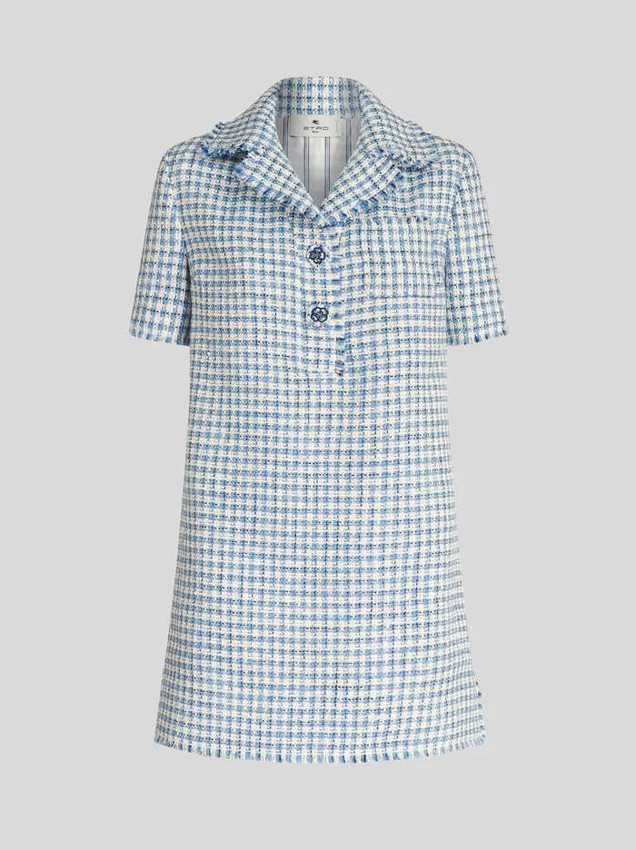 Women Boucl Tunic Dress Etro Dresses