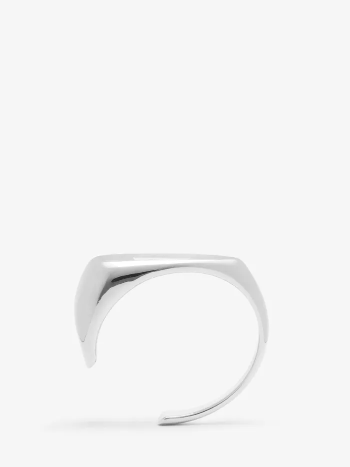 Women Bracelets Alexander McQueen Claw Cuff Antique Silver