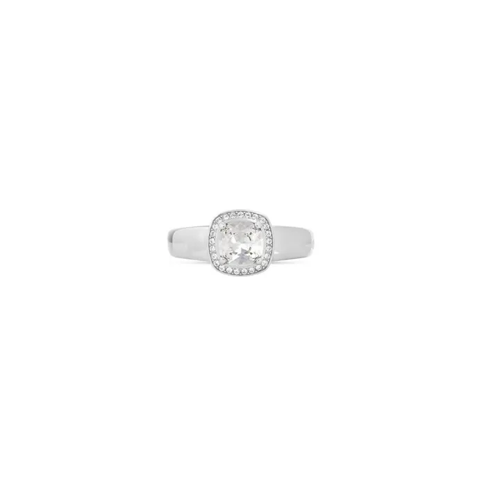 Women Bracelets and Rings Balenciaga Maxi Solitaire Ring In Silver