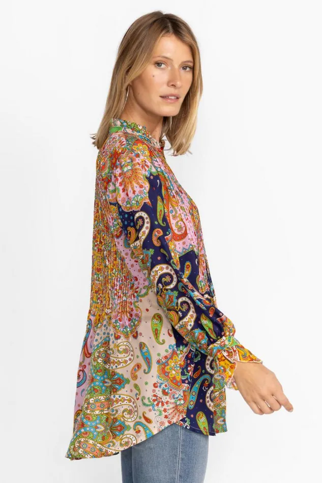 Women BRAEMAR KITA TUNIC Breamarnight Johnny Was Tops