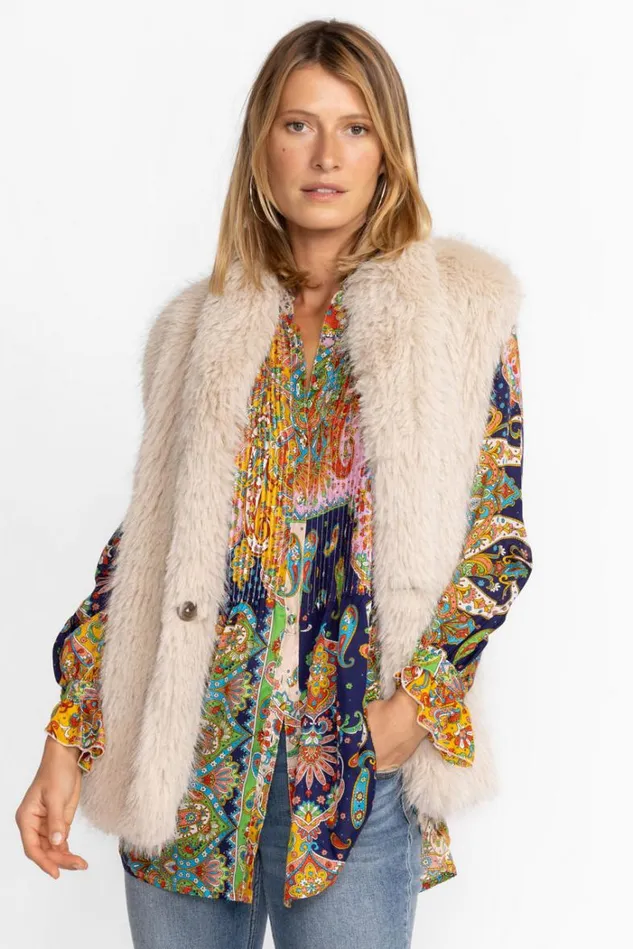 Women BRAEMAR KITA TUNIC Breamarnight Johnny Was Tops