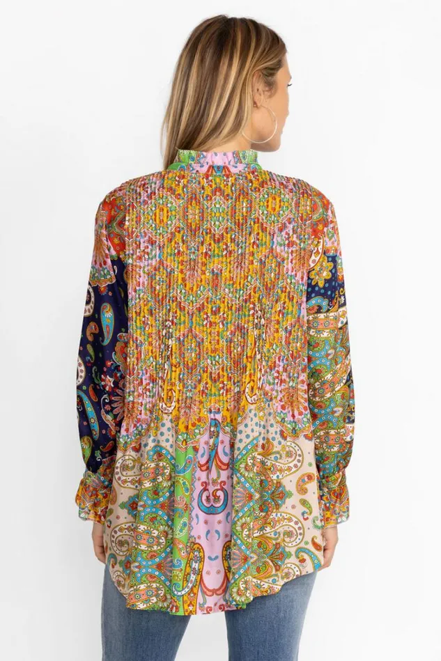 Women BRAEMAR KITA TUNIC Breamarnight Johnny Was Tops