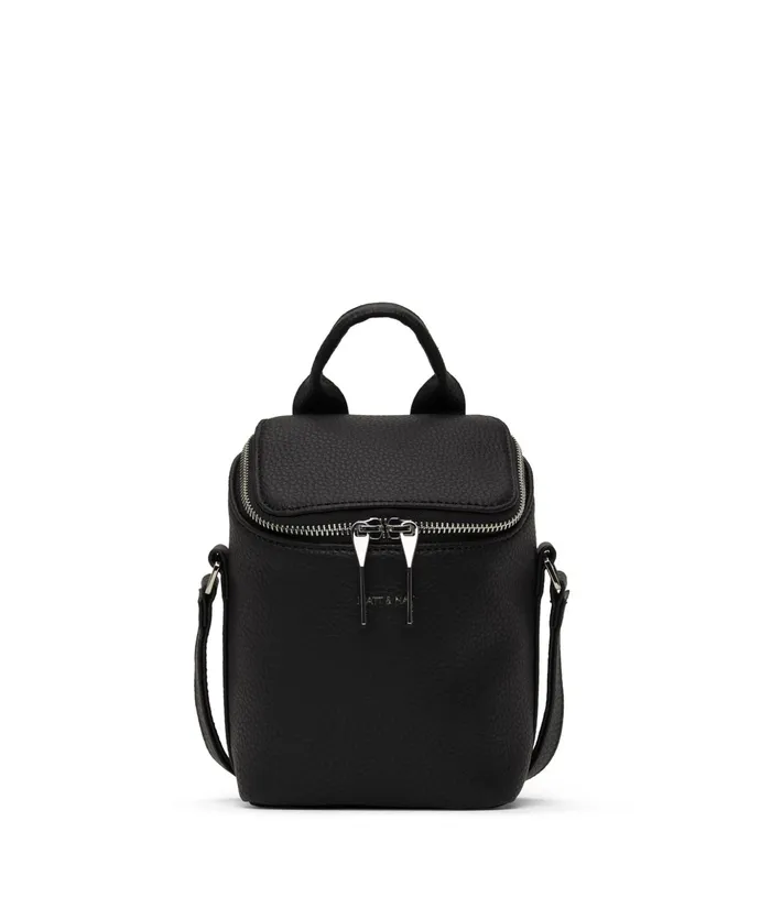 Women Brave Micro Vegan Crossbody Bag 8211 Purity Black Matt and Nat Crossbody Women Brave Micro Vegan Crossbody Bag 8211 Purity Black Matt and Nat Crossbody