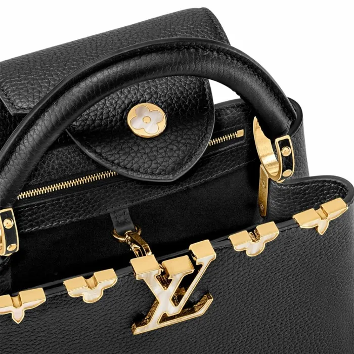 Women Capucines Bag Louis Vuitton Louis Vuitton M23263 Capucines BB Black 8211 Louis Vuitton Handbag Store