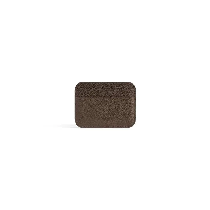 Women Card Holders Balenciaga Cash Card Holder Metallized In Bronze