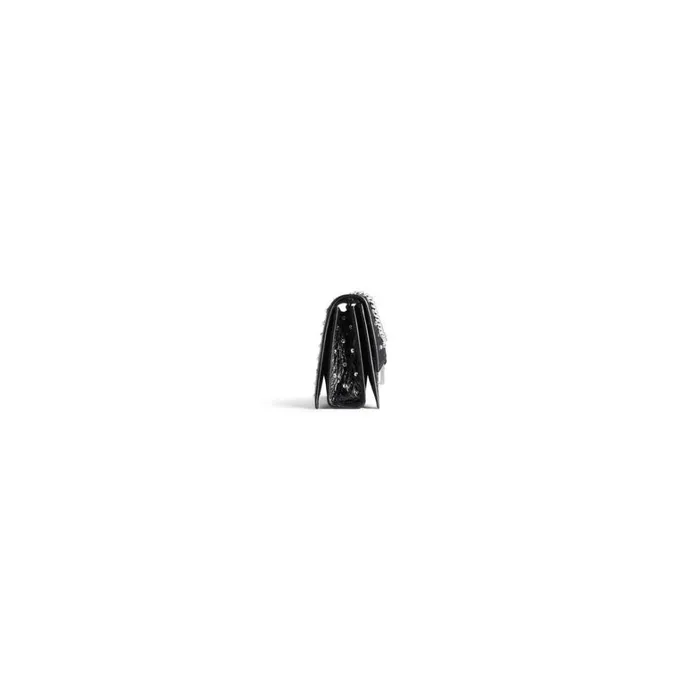 Women Chain Bags Balenciaga Crush Xs Chain Bag With Rhinestones In Black