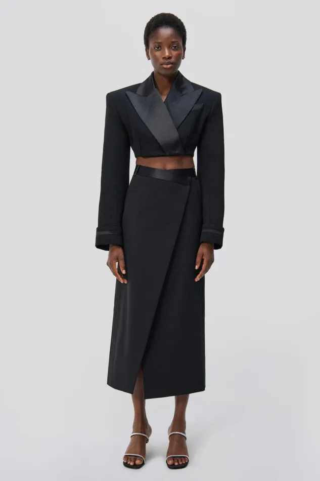 Women Clare Blazer Black Jonathan Simkhai Jackets and Coats