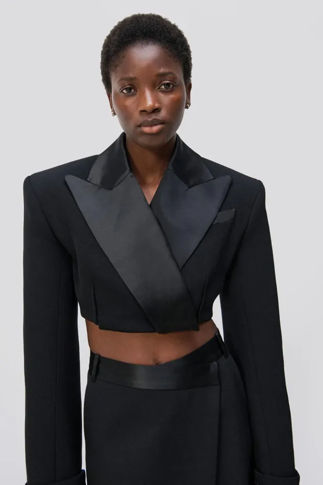 Women Clare Blazer Black Jonathan Simkhai Jackets and Coats