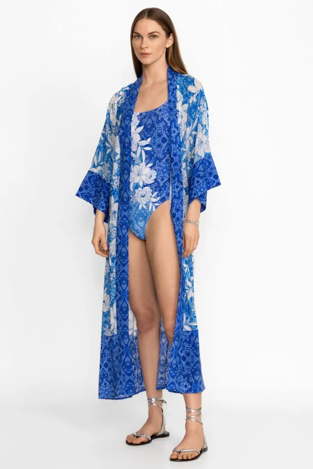 Women CLIO MIX KIMONO ROBE Clio Johnny Was Swim and Resort Women CLIO MIX KIMONO ROBE Clio Johnny Was Swim and Resort
