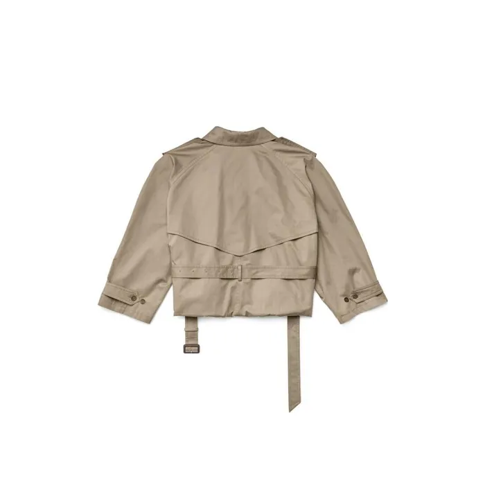Women Coats and Jackets Balenciaga Folded Trench In Sand