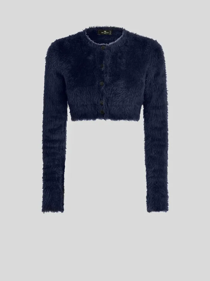 Women Cropped Cardigan Etro Knitwear