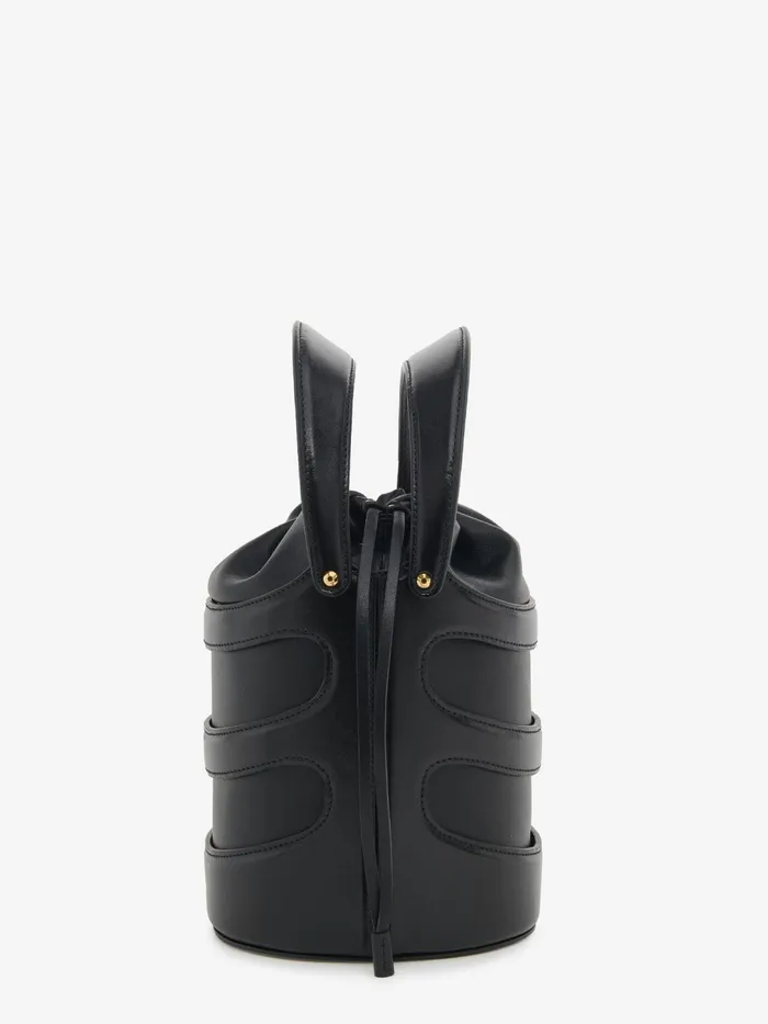 Women Crossbody Bags Alexander McQueen The Rise Bucket Black