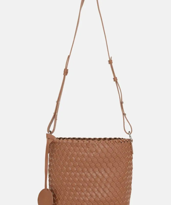 Women Crossbody Bags Ilse Jacobsen Crossbody Bag 8211 Burnt Caramel Metallic Brown
