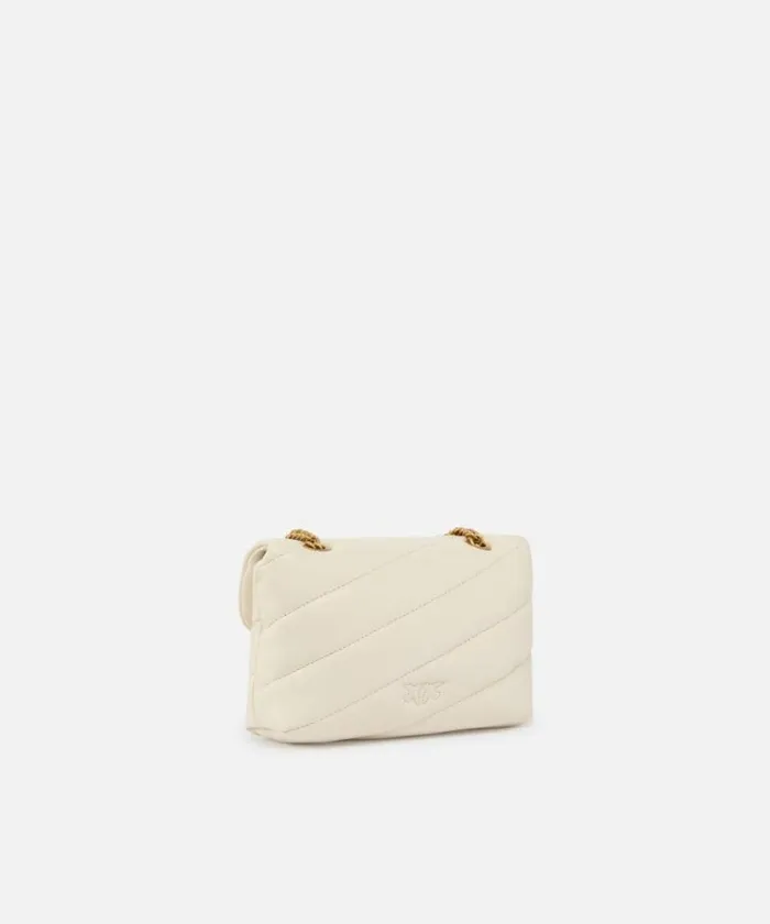Women Crossbody Bags Pinko Baby Love Bag Puff Maxi Quilt Whitewhiteantique Gold Women Crossbody Bags Pinko Baby Love Bag Puff Maxi Quilt Whitewhiteantique Gold