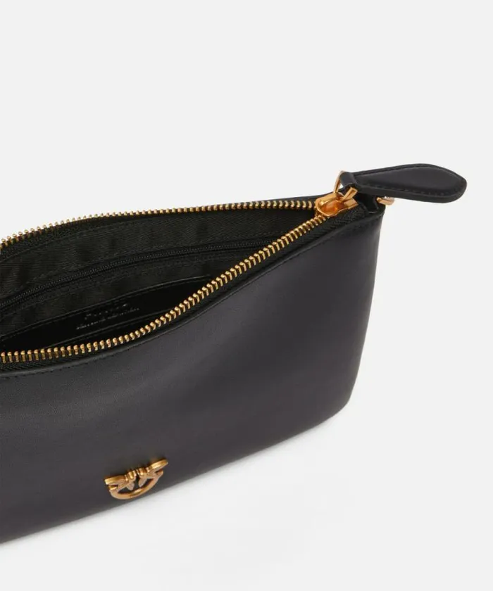 Women Crossbody Bags Pinko Classic Flat Love Bag Simply Blackantique Gold Women Crossbody Bags Pinko Classic Flat Love Bag Simply Blackantique Gold