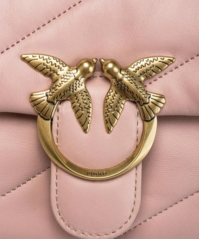 Women Crossbody Bags Pinko Classic Love Bag Puff Maxi Quilt Pinkdusty Pinkantique Gold Women Crossbody Bags Pinko Classic Love Bag Puff Maxi Quilt Pinkdusty Pinkantique Gold
