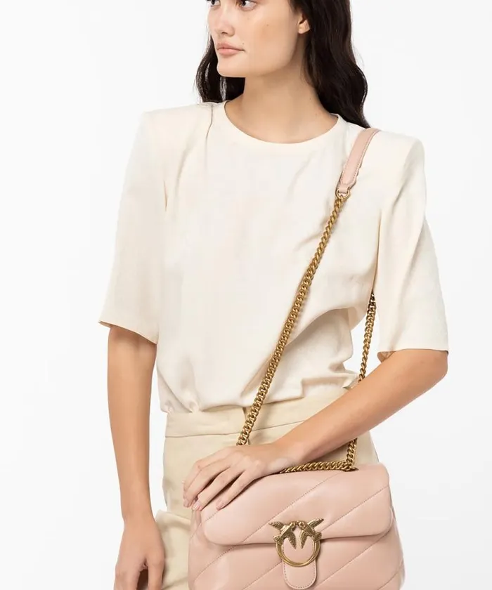 Women Crossbody Bags Pinko Classic Love Bag Puff Maxi Quilt Pinkdusty Pinkantique Gold Women Crossbody Bags Pinko Classic Love Bag Puff Maxi Quilt Pinkdusty Pinkantique Gold