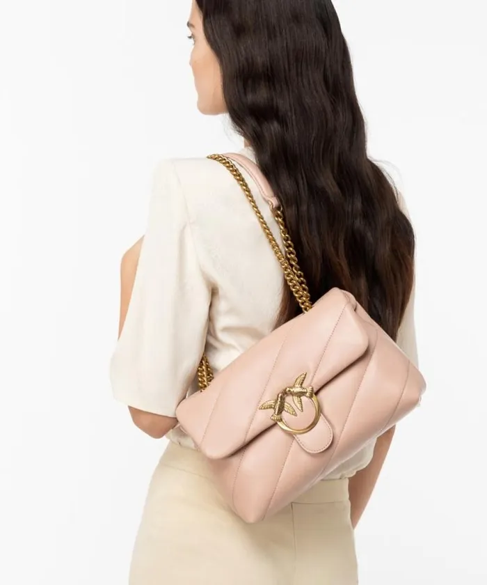 Women Crossbody Bags Pinko Classic Love Bag Puff Maxi Quilt Pinkdusty Pinkantique Gold Women Crossbody Bags Pinko Classic Love Bag Puff Maxi Quilt Pinkdusty Pinkantique Gold