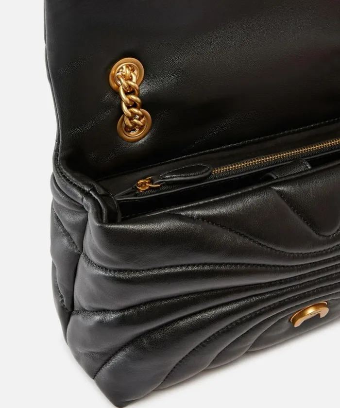 Women Crossbody Bags Pinko Love Bag Puff Large Butterfly Quilt Crossbody Bag Blackantique Gold Women Crossbody Bags Pinko Love Bag Puff Large Butterfly Quilt Crossbody Bag Blackantique Gold